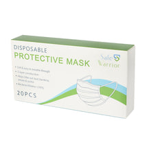 Load image into Gallery viewer, Disposable Protective Face Mask (20 count)