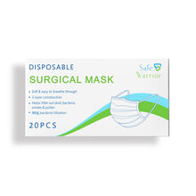 Load image into Gallery viewer, Disposable Protective Face Mask (20 count)
